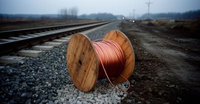 27-latek ukrywał się w zaroślach po kradzieży przewodów