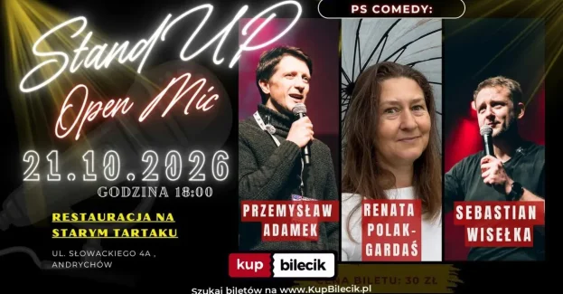 Zapraszamy 24 października 2026 roku do Inna Kultura Pub, Żywiec, ul. Kościuszki 45.