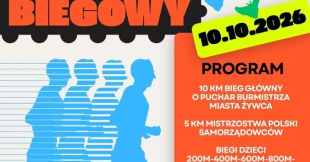 W Żywcu 10 października odbędzie się 36. Jesienny Festiwal Biegowy. W programie znajdą się biegi na 10 i 5 km oraz zawody dla dzieci.