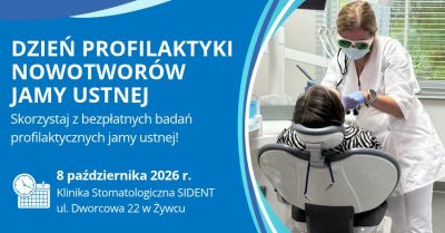 Bezpłatne badania w kierunku raka jamy ustnej
